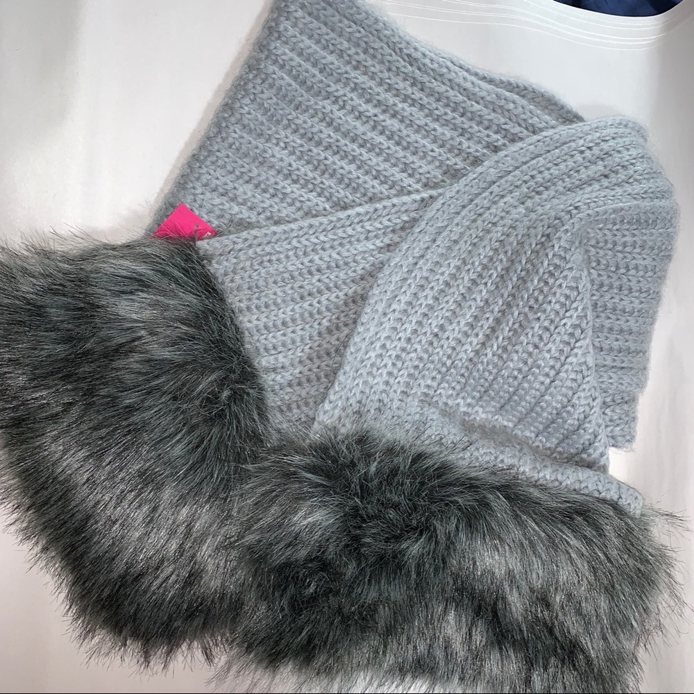 NWT auth KATE SPADE wool/mohair blend WRAP / scarf - Picture 5 of 7